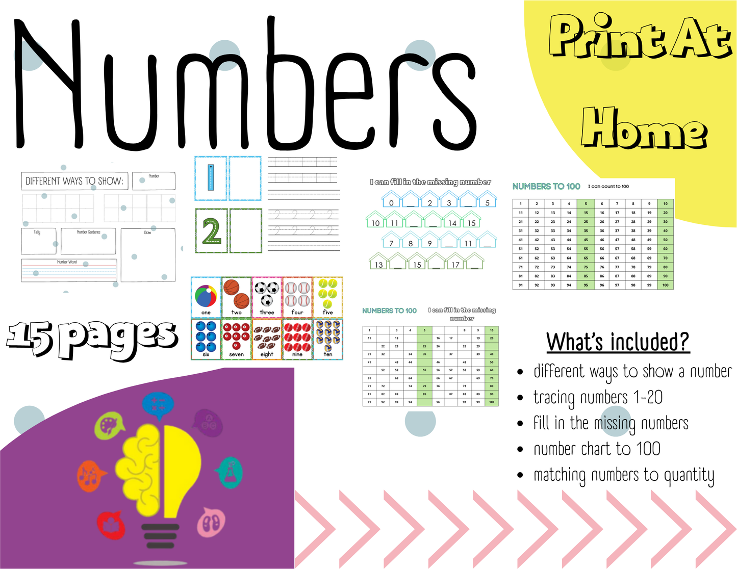 Numbers Bundle (Instant Download)