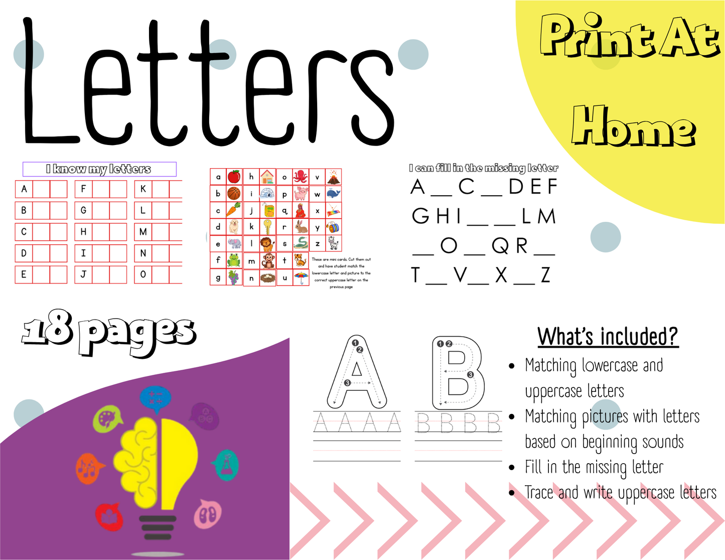 Letters Bundle (Instant Download)