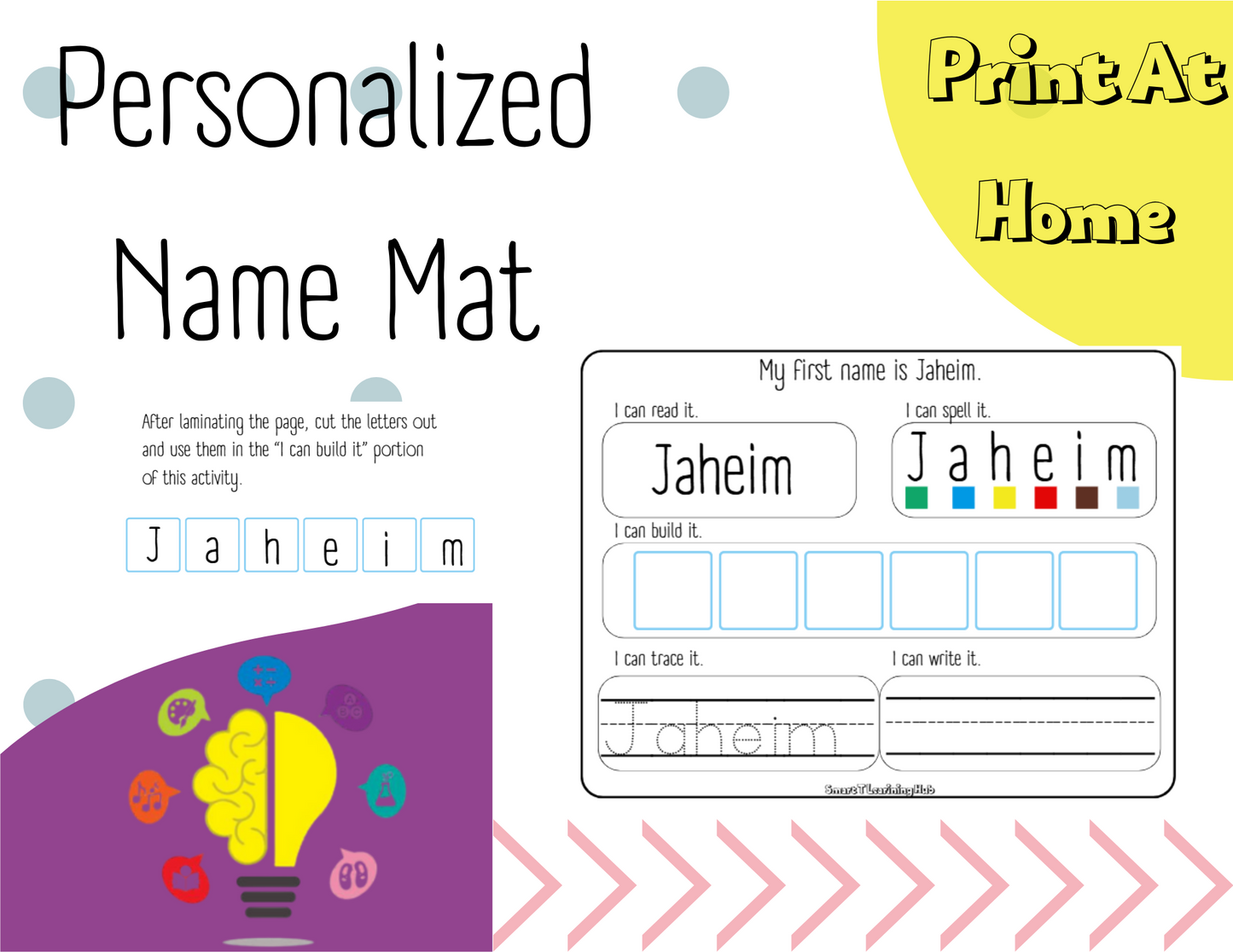 Personalized Name Mat (download)